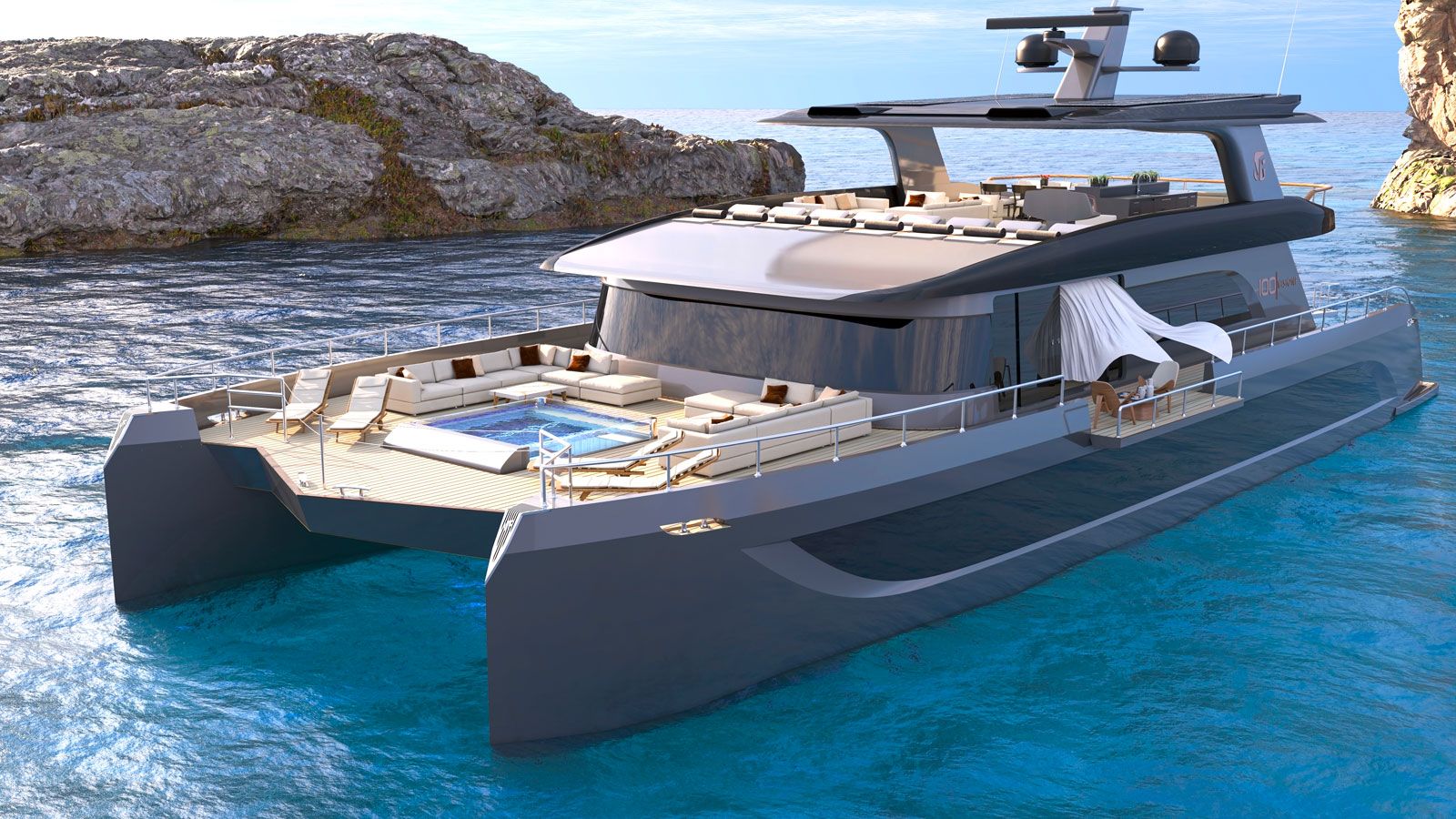 First 30.5m VisionF 100 flagship catamaran sold